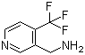 structure of CAS# 771580-70-2, [4-(Trifluoromethyl)pyridine-3-yl]methylamine