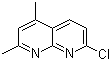 structure of CAS# 77223-21-3, 7-Chloro-2,4-dimethyl-[1,8]naphthyridine