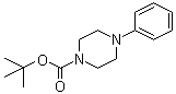 structure of CAS# 77278-63-8, 4-苯基哌嗪-1-羧酸叔丁酯