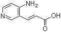 structure of CAS# 773132-83-5, 3-(4-氨基-3-吡啶基)-2-丙烯酸