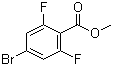 structure of CAS# 773134-11-5, 4-溴-2,6-二氟苯甲酸甲酯