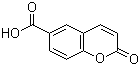 structure of CAS# 7734-80-7, 香豆素-6-羧酸