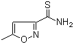 structure of CAS# 77358-26-0, 5-甲基-3-异噁唑硫代甲酰胺