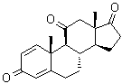 CAS 登录号：7738-93-4, 雄甾-1,4-二烯-3,11,17-三酮
