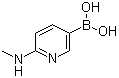 structure of CAS# 774170-15-9, [6-(甲基氨基)-3-吡啶基]硼酸