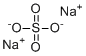 Sodium sulfate molecular structure (CAS 7757-82-6)