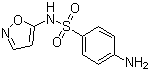 structure of CAS# 7758-79-4, N-(异恶唑-5-基)氨基苯磺酰胺