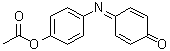 structure of CAS# 7761-80-0, 4-[[4-(乙酰氧基)苯基]亚氨基]-2,5-环己二烯-1-酮
