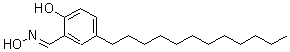 CAS # 77635-32-6, 5-Dodecyl-2-hydroxybenzaldehyde oxime, 5-Dodecyl-2-hydroxybenzaldoxime, 5-Dodecylsalicylaldehyde oxime, 5-Dodecylsalicylaldoxime, LIX 860, LIX 860I