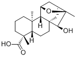 CAS # 77658-46-9, (4alpha,11beta,15beta,16alpha)-11,16-Epoxy-15-hydroxykauran-18-oic acid