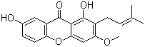 CAS 登录号：77741-58-3, 1,7-二羟基-3-甲氧基-2-异戊烯基氧杂蒽酮