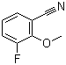 structure of CAS# 77801-22-0, 3-氟-2-甲氧基苯腈