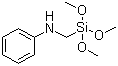 structure of CAS# 77855-73-3, Anilino-methyl-trimethoxysilane