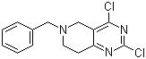 structure of CAS# 778574-06-4, 6-Benzyl-2,4-dichloro-5,6,7,8-tetrahydropyrido[4,3-d]pyrimidine