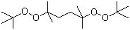 CAS # 78-63-7, 2,5-Dimethyl-2,5-di(tert-butylperoxy)hexane, Di-tert-butyl 1,1,4,4-tetramethyltetramethylene diperoxide, Trigonox 101, Luperox