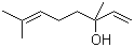 Linalool molecular structure (CAS 78-70-6)