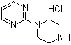structure of CAS# 78069-54-2, 1-(2-嘧啶基)哌嗪盐酸盐
