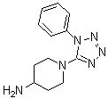 CAS 登录号：781612-07-5, 1-(1-苯基-1H-四唑-5-基)-4-哌啶胺