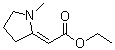 CAS 登录号：78167-64-3, 2-(1-甲基-2-吡咯烷基亚基)乙酸乙酯