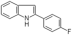 2-(4-Fluorophenyl)-1H-indole molecular structure (CAS 782-17-2)