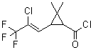 CAS 登录号：78246-90-9, 3-(2-氯-3,3,3-三氟-1-丙烯-1-基)-2,2-二甲基环丙烷甲酰氯