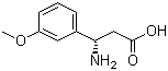 structure of CAS# 783300-35-6, (S)-3-氨基-3-(3-甲氧基苯基)丙酸