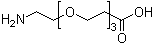 structure of CAS# 784105-33-5, 3-[2-[2-(2-氨基乙氧基)乙氧基]乙氧基]丙酸