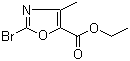 structure of CAS# 78451-13-5, 2-溴-4-甲基-5-恶唑甲酸乙酯