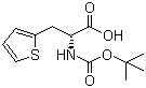 structure of CAS# 78452-55-8, N-叔丁氧羰基-D-2-噻吩丙氨酸