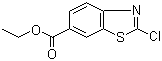 structure of CAS# 78485-37-7, Ethyl 2-chloro-6-benzothiazolecarboxylate