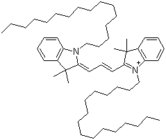 CAS # 78566-75-3, 1-Hexadecyl-2-[3-(1-hexadecyl-1,3-dihydro-3,3-dimethyl-2H-indol-2-ylidene)-1-propen-1-yl]-3,3-dimethyl-3H-indolium