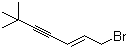 CAS 登录号：78629-19-3, 1-溴-6,6-二甲基-2-庚烯-4-炔