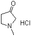 structure of CAS# 78635-85-5, 1-Methyl-3-pyrrolidinone hydrochloride