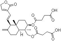 structure of CAS# 786593-06-4, Dehydroandrographolide succinate