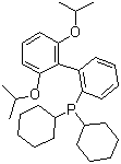 structure of CAS# 787618-22-8, 2-Dicyclohexylphosphino-2',6'-diisopropoxy-1,1'-biphenyl