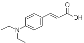 structure of CAS# 78776-25-7, 4-(二乙基氨基)肉桂酸