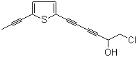 CAS 登录号：78876-52-5, 1-氯-6-(5-(1-丙炔基)噻吩-2-基)-3,5-己二炔-2-醇
