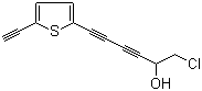 CAS 登录号：78876-53-6, 1-氯-6-(5-乙炔基噻吩-2-基)-3,5-己二炔-2-醇