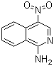 structure of CAS# 78886-54-1, 1-氨基-4-硝基异喹啉