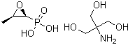 CAS # 78964-85-9, Fosfomycin tromethamine, (2R-cis)-(3-Methyloxiranyl)phosphonic acid compound with 2-amino-2-(hydroxymethyl)propane-1,3-diol (1:1)