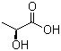 structure of CAS# 79-33-4, L(+)-Lactic acid