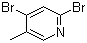structure of CAS# 79055-50-8, 2,4-Dibromo-5-methylpyridine