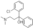CAS # 791-35-5, Chlophedianol, 2-Chloro-alpha-(2-dimethylaminoethyl)benzhydrol, Calmotusin, Tussistop, Clofedanol, NSC
