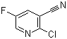 structure of CAS# 791644-48-9, 2-Chloro-5-fluoro-3-pyridinecarbonitrile