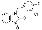 structure of CAS# 79183-19-0, 1-(3,4-二氯苄基)-1H-吲哚-2,3-二酮
