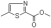 structure of CAS# 79247-98-6, 5-甲基噻唑-2-羧酸甲酯