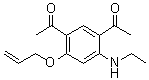 CAS 登录号：79324-50-8, 1,1'-(4-(烯丙氧基)-6-(乙基氨基)-1,3-亚苯基)二乙酮
