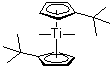 Dimethylbis(tert-butylcyclopentadienyl)titanium molecular structure (CAS 79376-38-8)