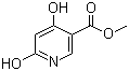 structure of CAS# 79398-27-9, 4,6-二羟基烟酸甲酯