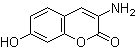 structure of CAS# 79418-41-0, 3-氨基-7-羟基香豆素
